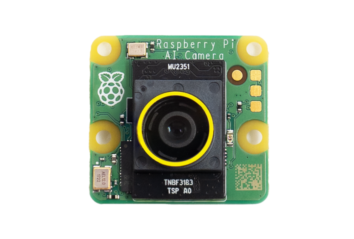 image of the Raspberry pi AI Camera 