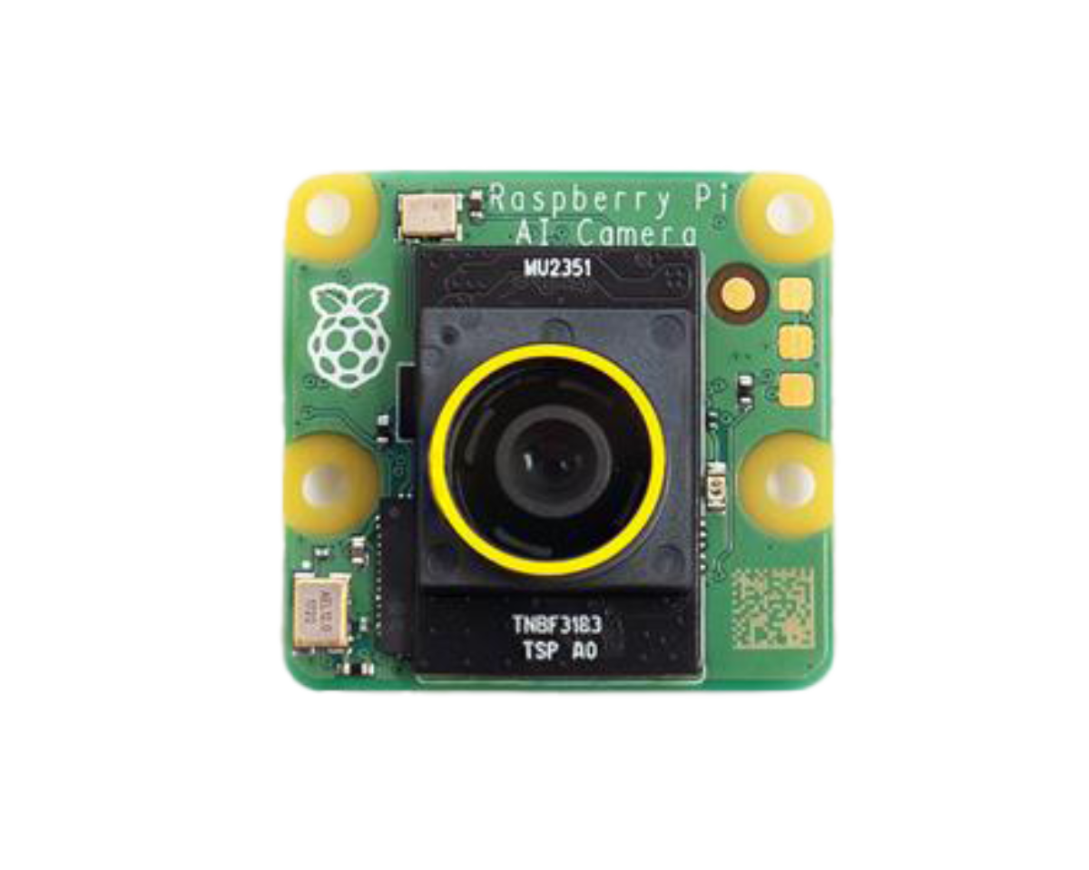 image of the Raspberry pi AI Camera 
