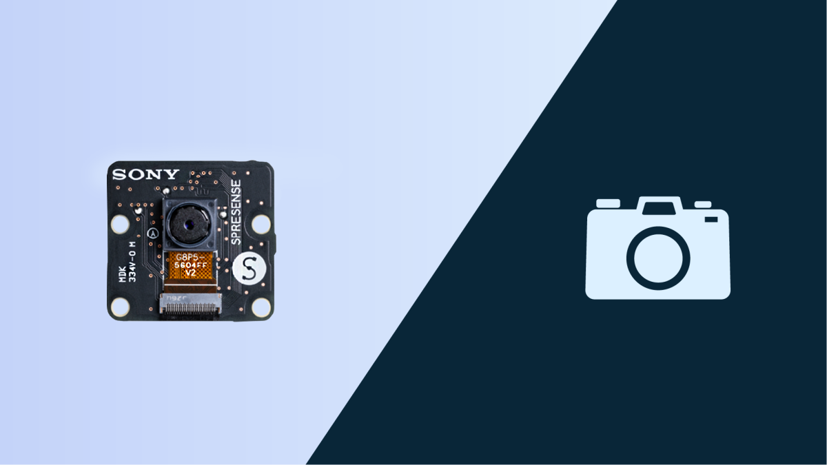 Spresense camera board illustration