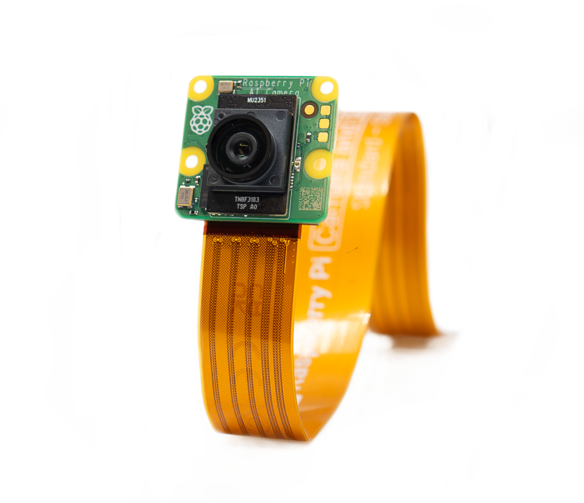 image of the Raspberry pi AI Camera 